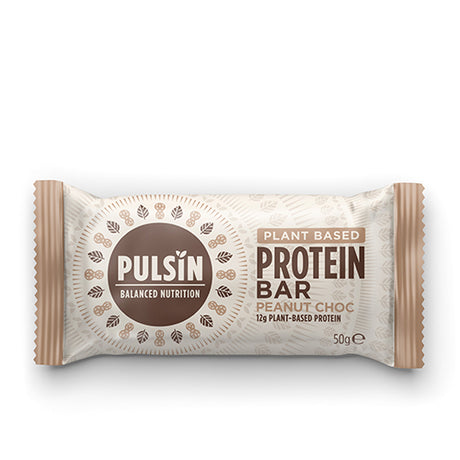 Pulsin Proteinbar Booster Peanut Choc | 50 gr fra Pulsin på Mecindo.dk
