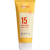 Derma Sollotion Spf 15 | 200 ml fra Derma på Mecindo.dk