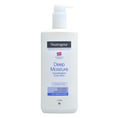 Neutrogena Deep Moisture Body Lotion | 400 ml fra Neutrogena på Mecindo.dk