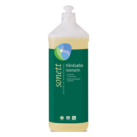 Sonett Håndsaebe Rosmarin | 1 ltr fra Sonett på Mecindo.dk
