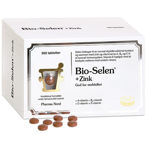Pharma Nord Bio-selen+zink | 360 kapsler fra Pharma Nord på Mecindo.dk