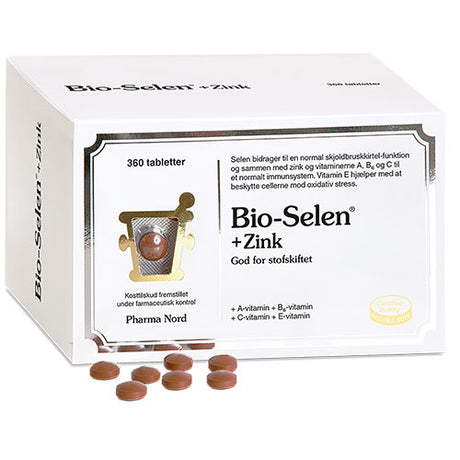 Pharma Nord Bio-selen+zink | 360 kapsler fra Pharma Nord på Mecindo.dk