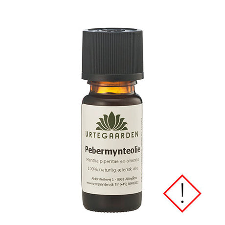 Urtegaarden Pebermynteolie | 10 ml fra Urtegaarden på Mecindo.dk