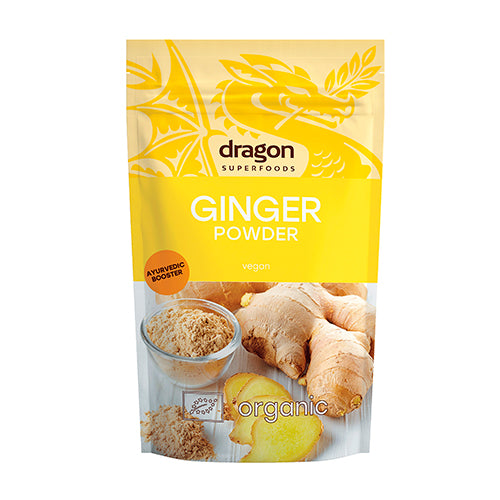 Dragon Superfoods Ingefaer Pulver Økologisk | 200 gr fra Dragon Superfoods på Mecindo.dk