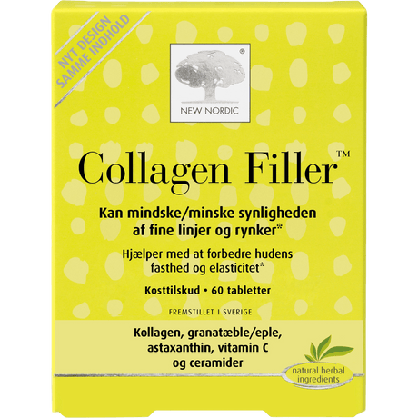 New Nordic Skin Care Collagen Filler | 60 tabletter fra New Nordic på Mecindo.dk