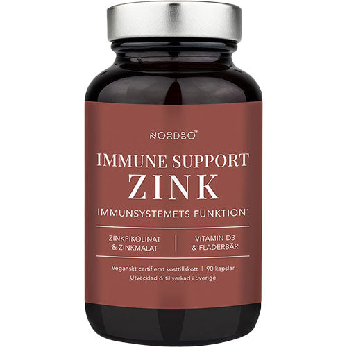 NORDBO Immune Support Zink | 90 kapsler fra NORDBO på Mecindo.dk