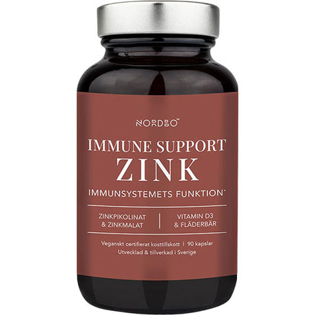 NORDBO Immune Support Zink | 90 kapsler fra NORDBO på Mecindo.dk