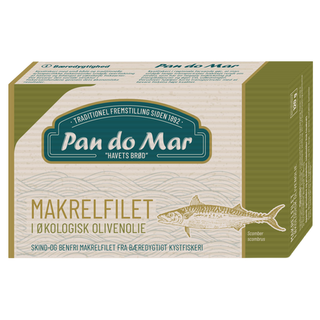 Biogan Makrel I Olivenolie | 120 gr fra Biogan på Mecindo.dk