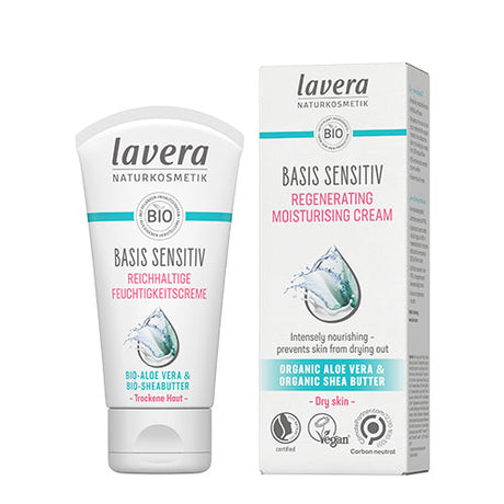 lavera Basis Sensitive Moisturising Creme, Dry & Sensitiv Skin | 50 ml fra lavera på Mecindo.dk