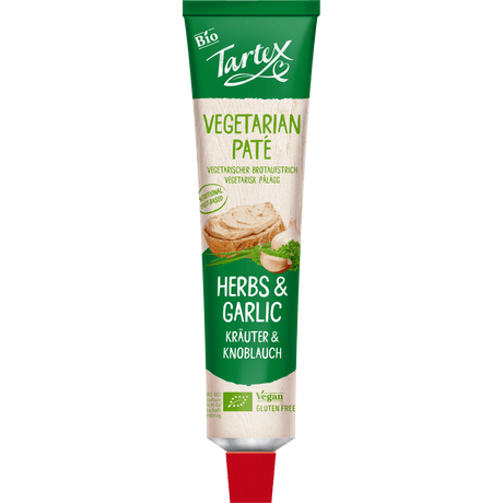 Tartex Paté Tube Økologisk | Hvidløg & Urter