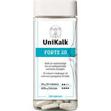 Unikalk Forte 20 | 180 Tabl. fra Unikalk på Mecindo.dk