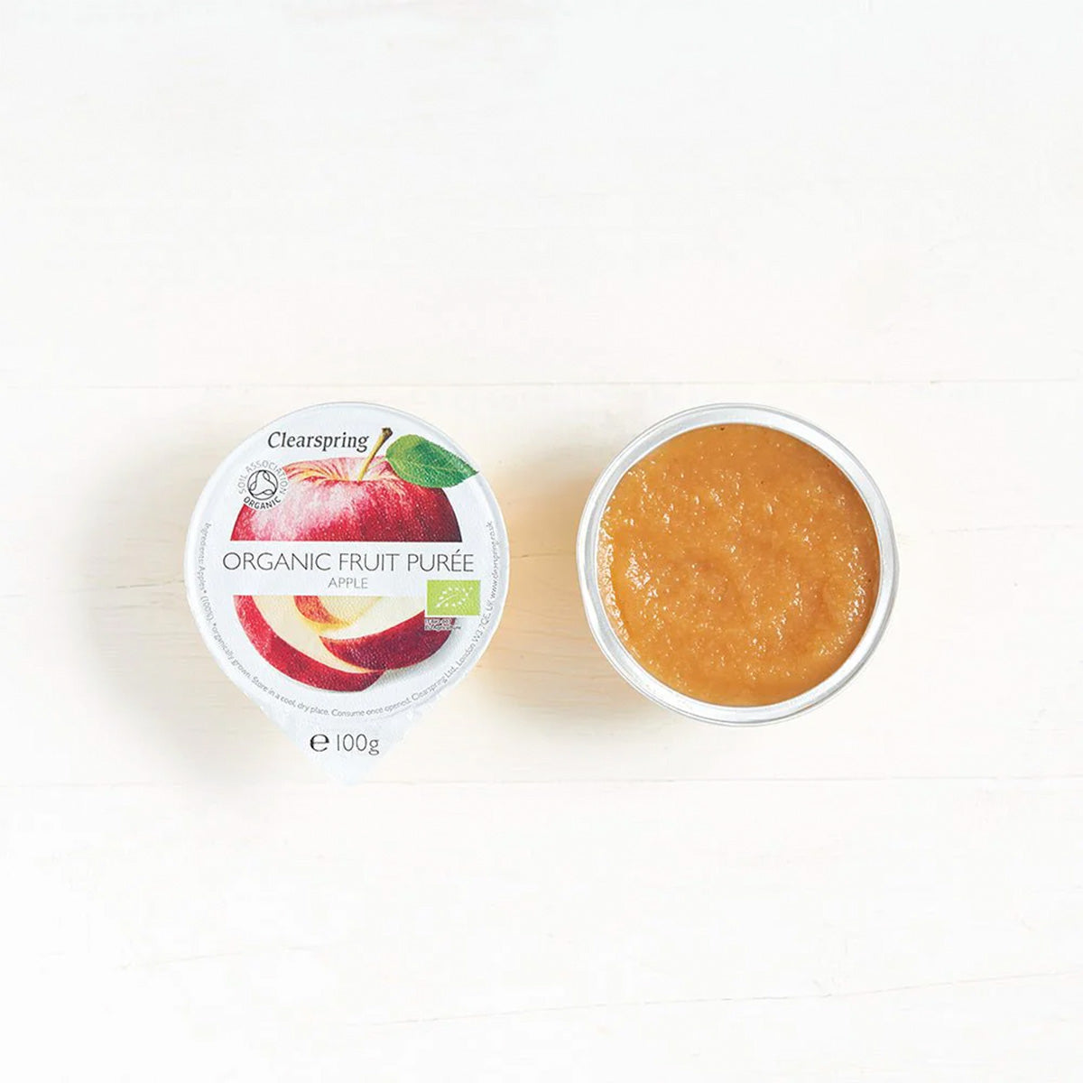 Clearspring Frugtpuré Økologisk (200 gr) | AEble fra Clearspring på Mecindo.dk