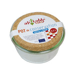 Ah table Opbevaringsglas M. Kork Låg | 0,3 L