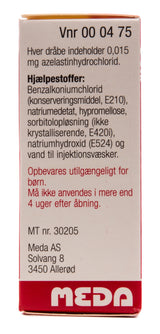 Meda Allergodil Øjendråber | 6 ml fra Meda på Mecindo.dk