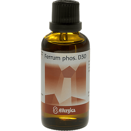 Allergica Ferrum Phos. D30 Cellesalt 3 | 50 ml fra Allergica på Mecindo.dk