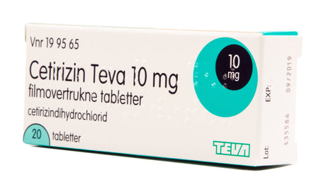 Cetirizin Mod Allergi | 20 Tabl. fra Otinova på Mecindo.dk