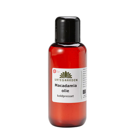 Urtegaarden Macadamiaolie Økologisk | 100 ml fra Urtegaarden på Mecindo.dk