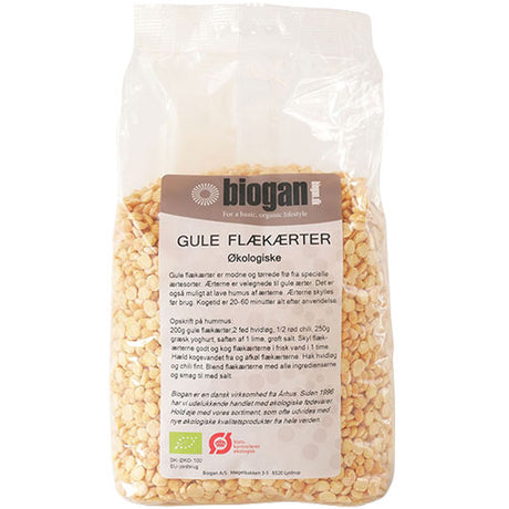 Biogan Økologiske Gule Flaekaerter | 1 kg fra Biogan på Mecindo.dk