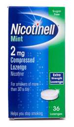 Nicotinell Mint, 2 mg, 36 sugetabletter