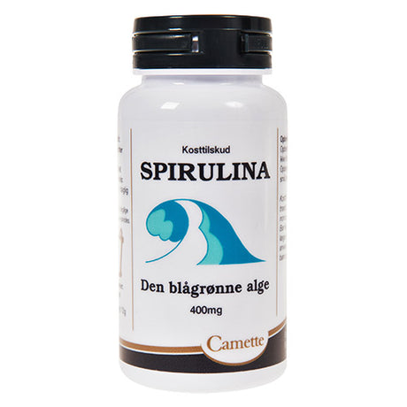 Camette Spirulina - Den Blågrønne Alge | 180 Tabl. fra Camette på Mecindo.dk
