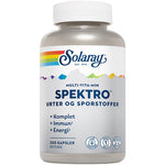 Solaray Spektro Multivitamin M. Jern Og K2 | 200 kapsler