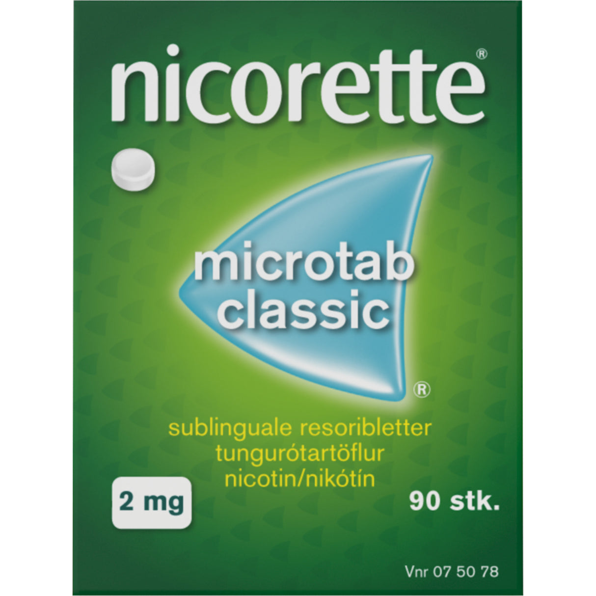 Nicorette Microtabs Classic 2 mg