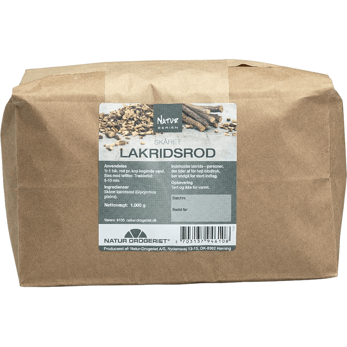 Natur-Drogeriet Lakridsrod skåret | 1 kg