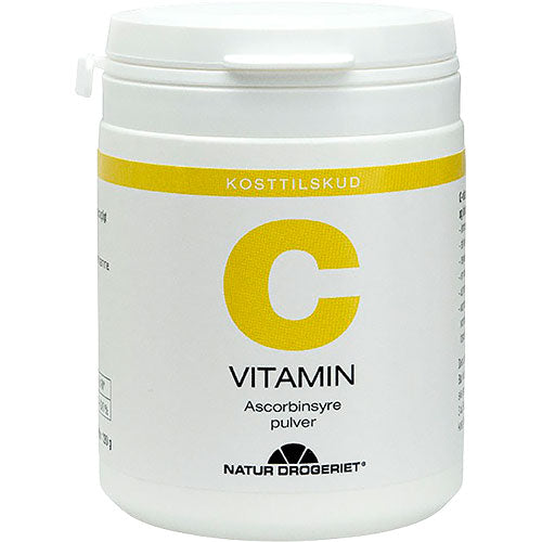 C Vitamin Ascorbinsyre pulver fra Natur-Drogeriet på Mecindo.dk