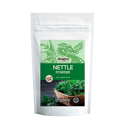 Dragon Superfoods Braendenaeldepulver | 150 gr fra Dragon Superfoods på Mecindo.dk