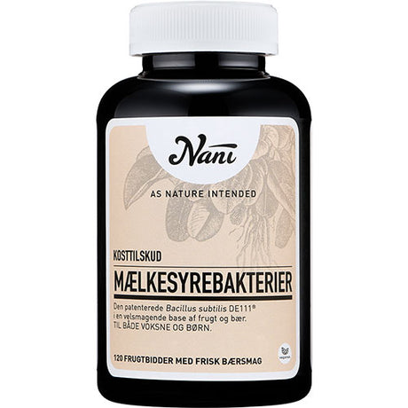 Nani Mælkesyrebakterier | 120 gummies