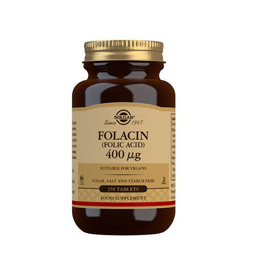 Solgar Folinsyre | 250 Tabl. fra Solgar på Mecindo.dk