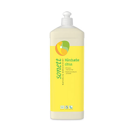Sonett Håndsaebe Citrus | 1 ltr fra Sonett på Mecindo.dk