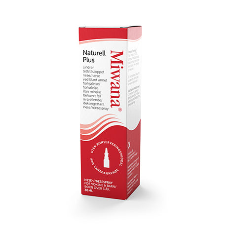 Miwana Naesespray Saltvand Natural Plus | 30 ml fra Miwana på Mecindo.dk