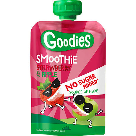 Goodies Strawberry & Apple Smoothie | 100 gr fra Goodies på Mecindo.dk