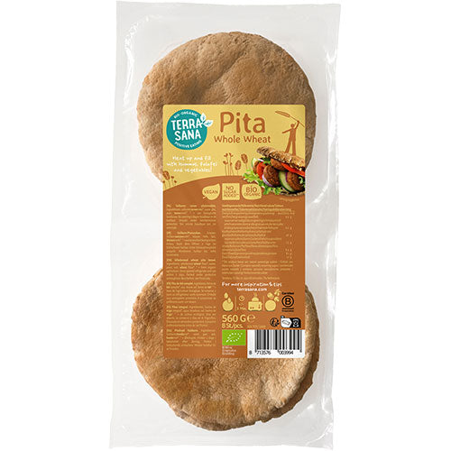 Biogan Pitabrød Fuldkorn Økologisk | 560 gr fra Biogan på Mecindo.dk
