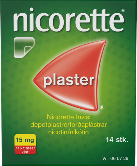 Nicorette Invisi Depotplastre 15 mg