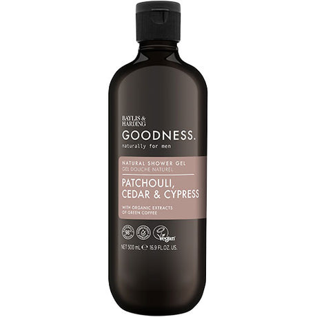 Baylis & Harding Shower Gel (500 ml) | Men Patchouli, Cedar & Cypress fra Baylis & Harding Goodness på Mecindo.dk