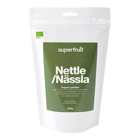 Superfruit Nettle Powder Økologisk | 300 gr fra Superfruit på Mecindo.dk