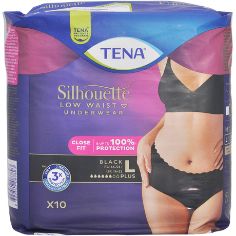 Tena Silhouette Plus Inkontinenstrusser | Str.Large