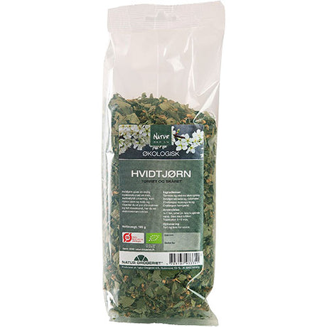 Natur-Drogeriet Hvidtjørn Blade M.blomst Økologisk M. Aftagelig Etiket | 100 gr