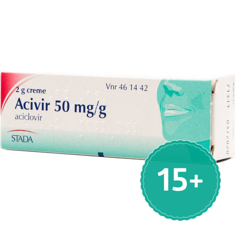 Acivir Creme Til Forkølelsessår | 2 gr fra Otinova på Mecindo.dk