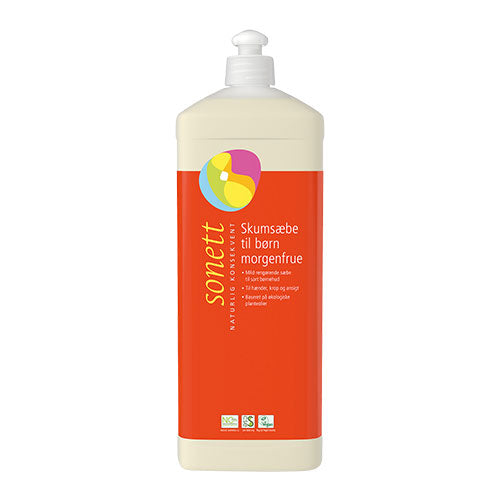Sonett Børne Skum Håndsaebe Calendula Refill | 1 ltr fra Sonett på Mecindo.dk