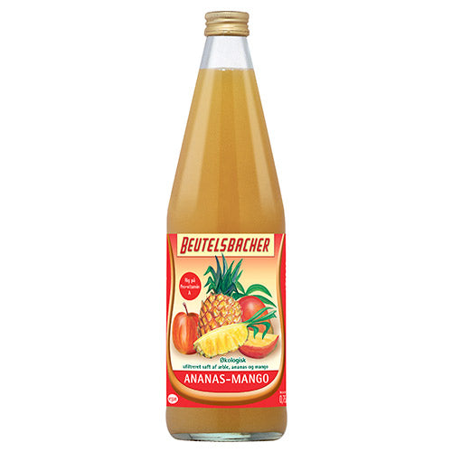 Beutelsbacher Ananas-mango Saft Økologisk | 750 ml fra Beutelsbacher på Mecindo.dk