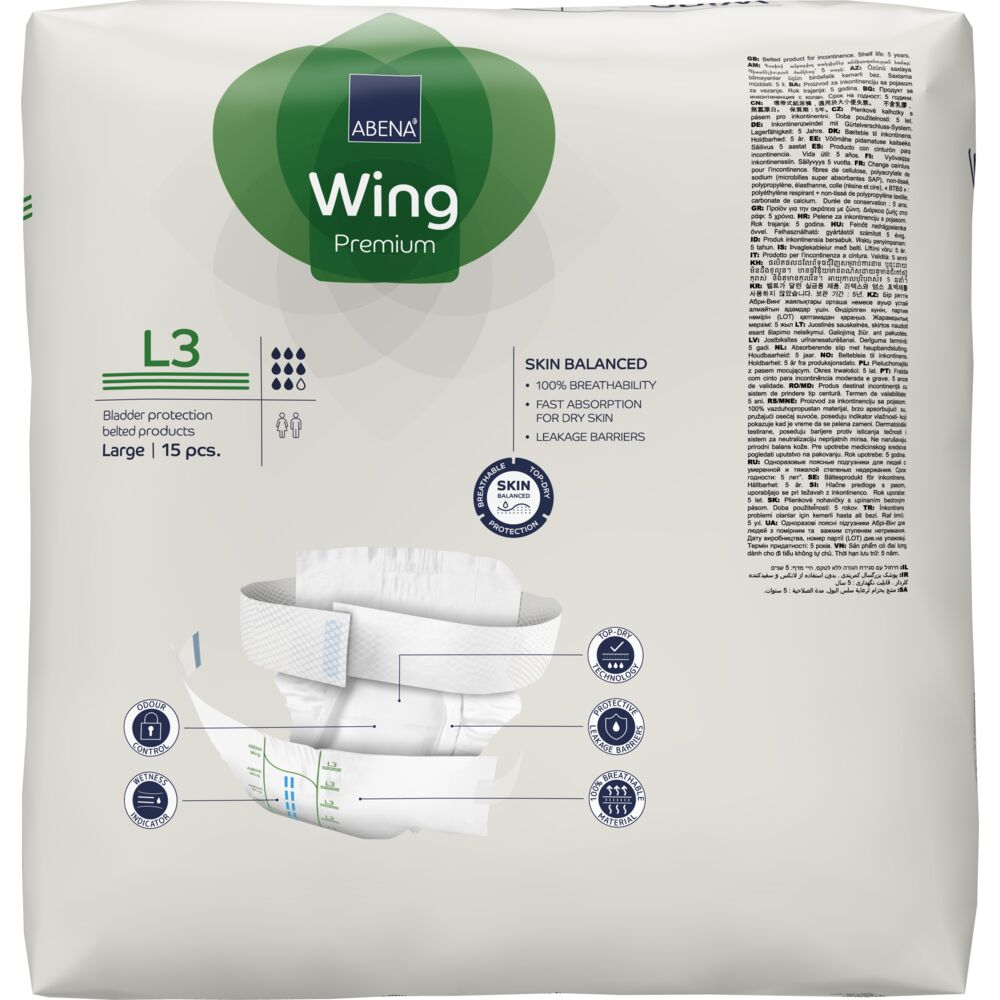 Abena Wing L3 | Str. L fra Abena på Mecindo.dk
