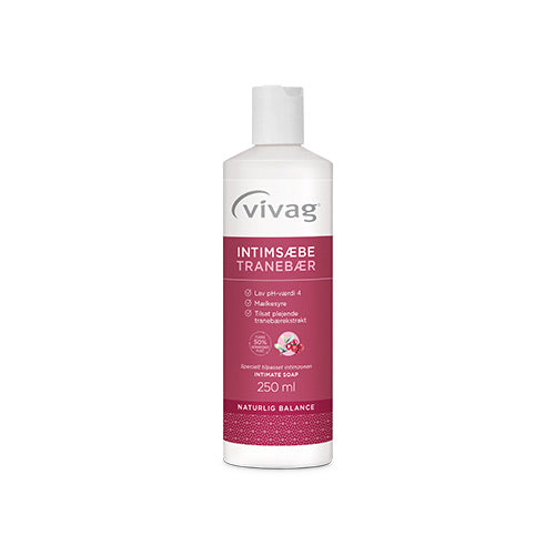Vivag Intimsaebe Tranebaer | 250 ml fra Vivag på Mecindo.dk