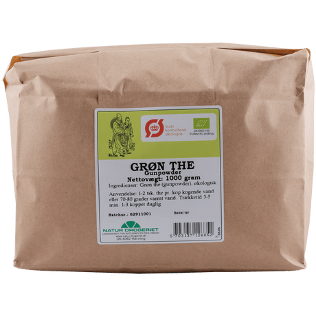 Natur-Drogeriet Grøn Gunpowder Te Økologisk | 1 kg fra Natur-Drogeriet på Mecindo.dk
