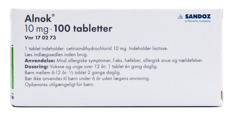 Alnok | 100 Tabl. fra Alnok på Mecindo.dk