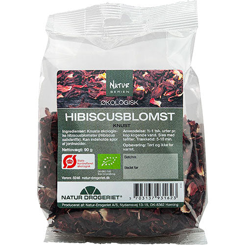 Natur-Drogeriet Hibiscus Knust Økologisk | 90 gr