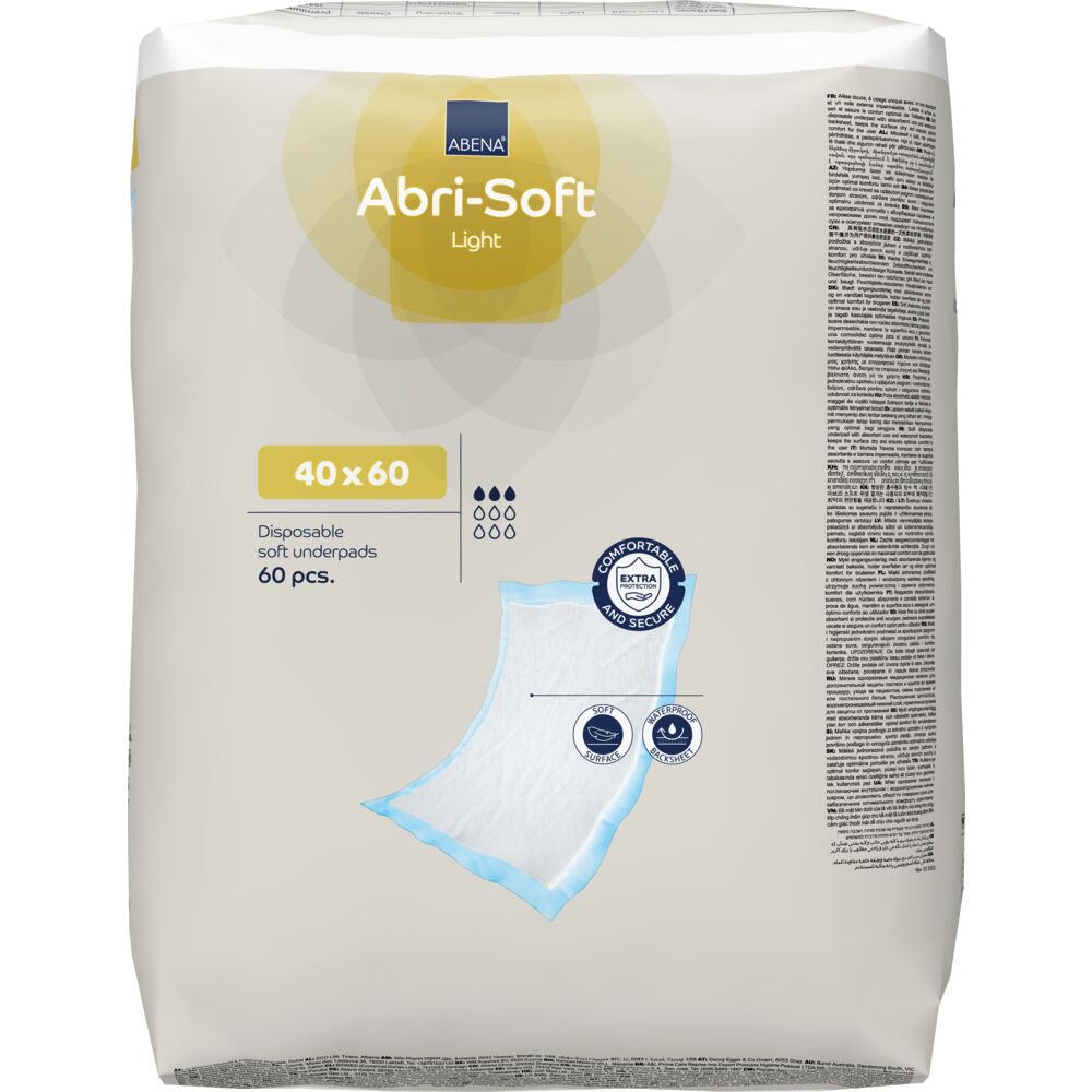 Abena Abri-soft Underlag 60x40 cm | Light