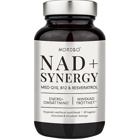 NORDBO Nad+ Synergy | 40 kapsler fra NORDBO på Mecindo.dk